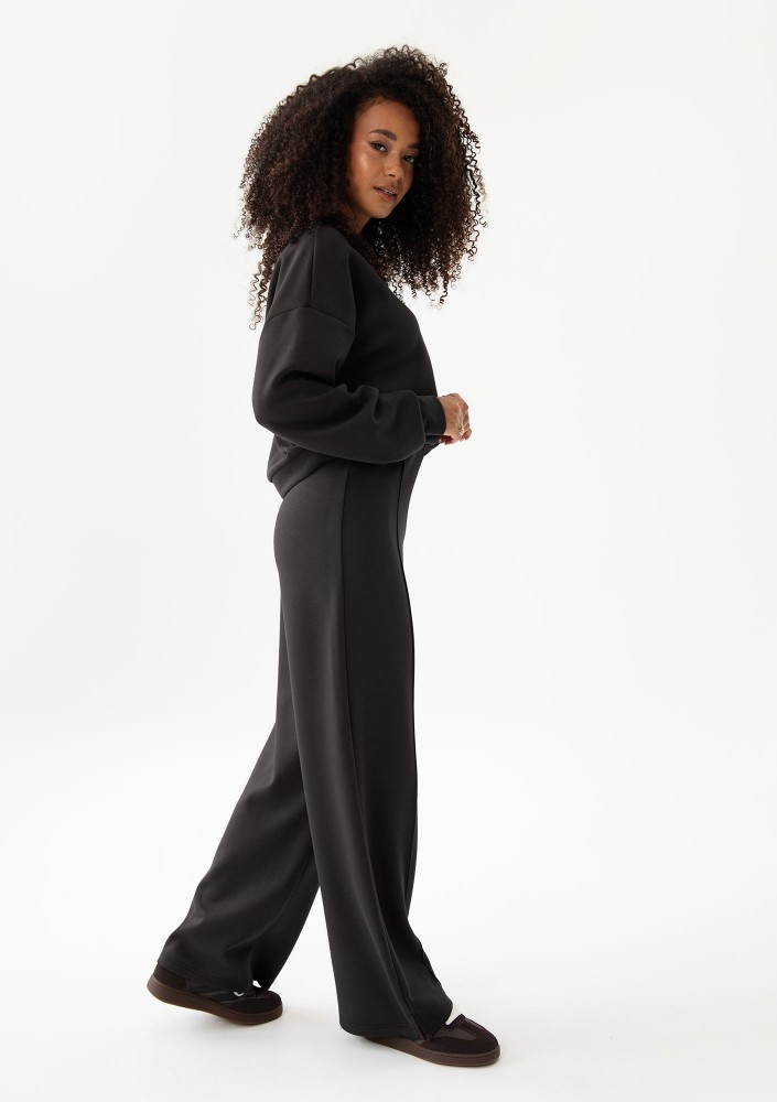 Taro - Black rayon pants