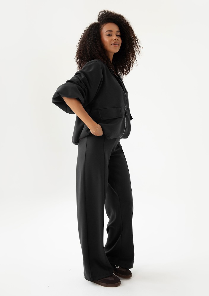 Taro - Black rayon pants