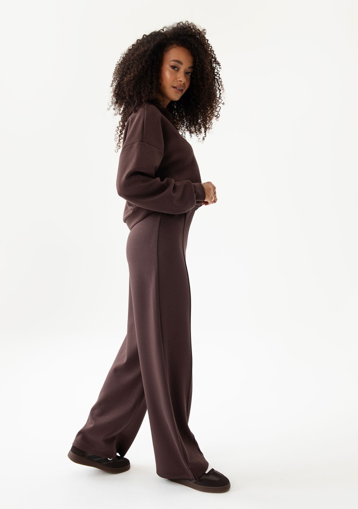 Taro - Brown rayon pants