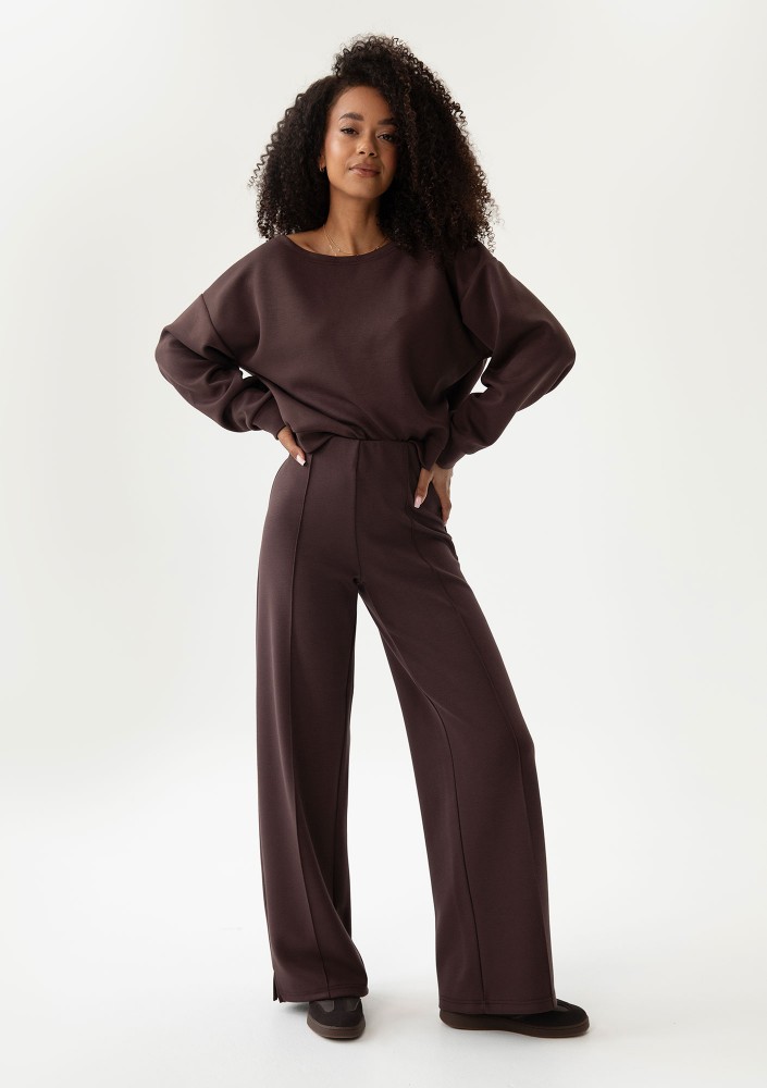 Taro - Brown rayon pants