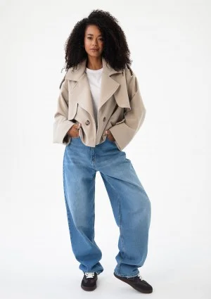 Lumo - Short beige jacket