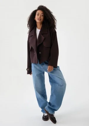 Lumo - Short brown jacket