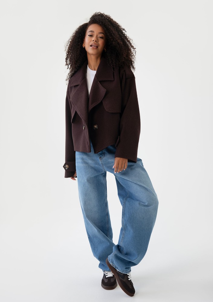 Lumo - Short brown jacket