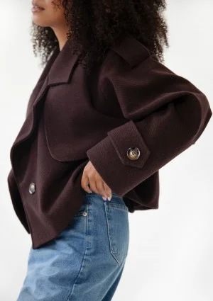 Lumo - Short brown jacket