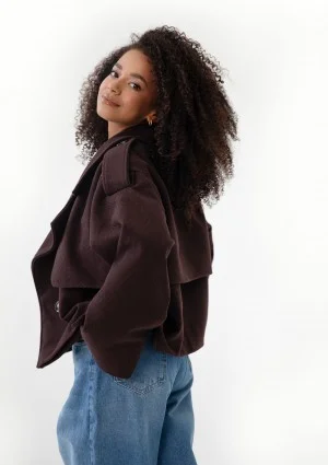 Lumo - Short brown jacket