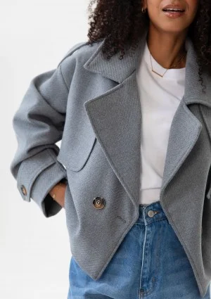 Rally - Short grey coat