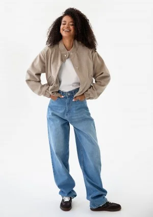 Nube - Beige bomber jacket