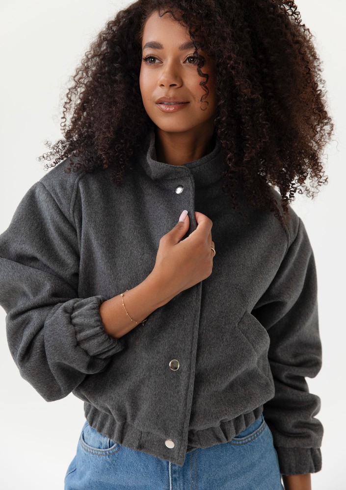 Nube - Grey bomber jacket