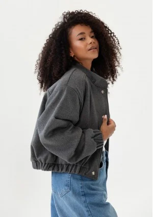 Nube - Grey bomber jacket