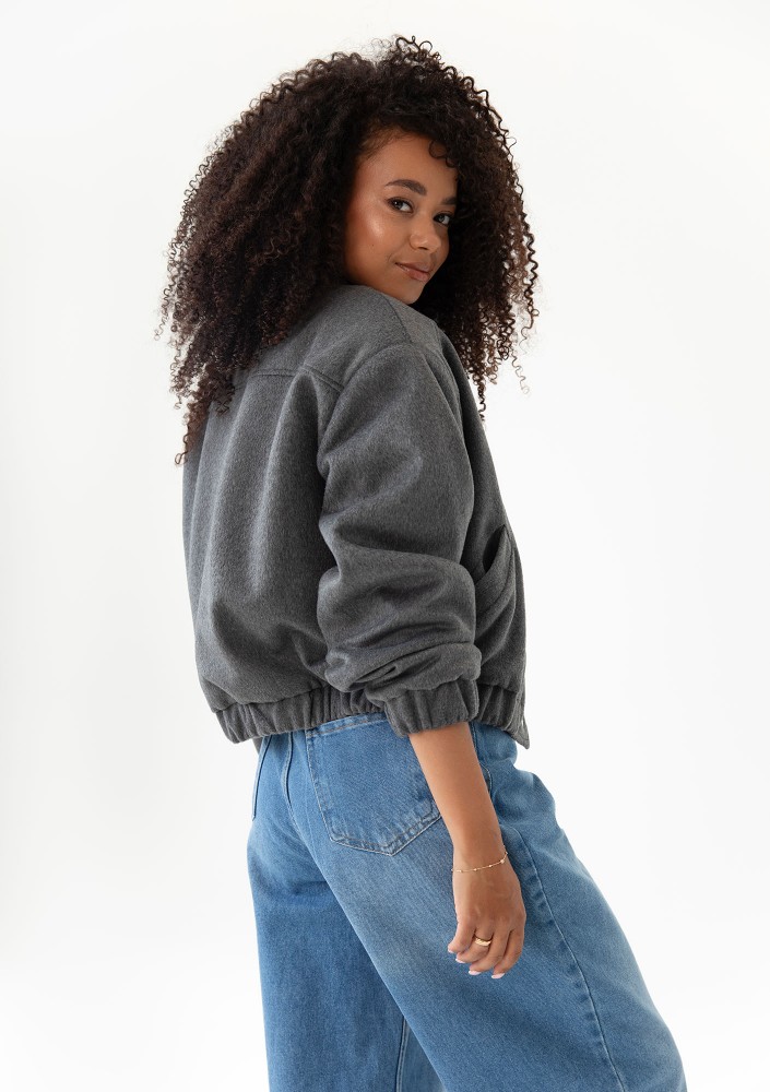 Nube - Grey bomber jacket