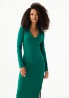 Mirelle - Green fitted midi dress