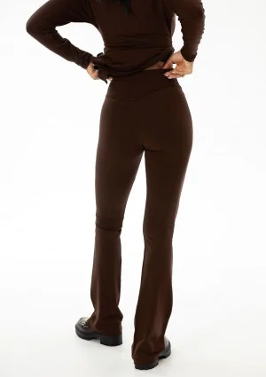 Savo - Brown rayon leggings
