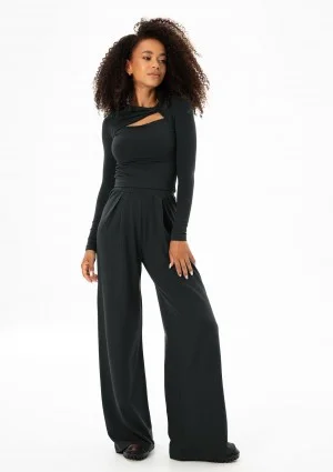 Elle - Black draped top