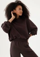 Puff - Bluza z dzianiny typu bombka Dark Chocolate