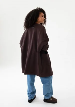 Muva - Dark chocolate kimono cardigan