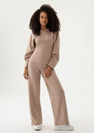 Soya - Latte beige shaping rayon sweatshirt