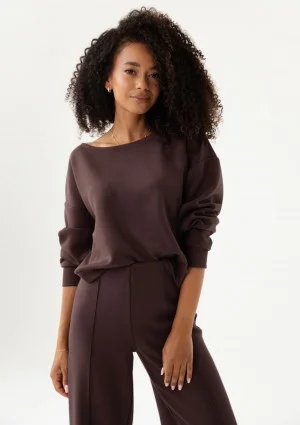 Olin - Bluza z dzianiny soft Brown