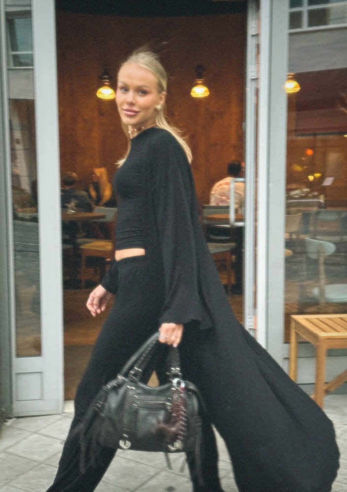 Lumiere - Black rayon top