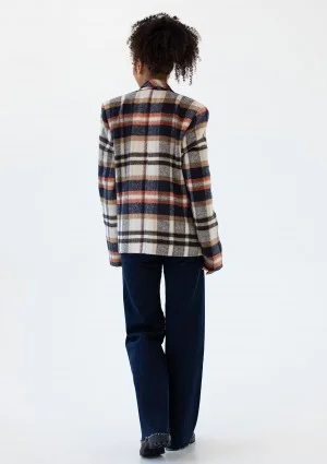 Ridge - Winceyette checked blazer Red