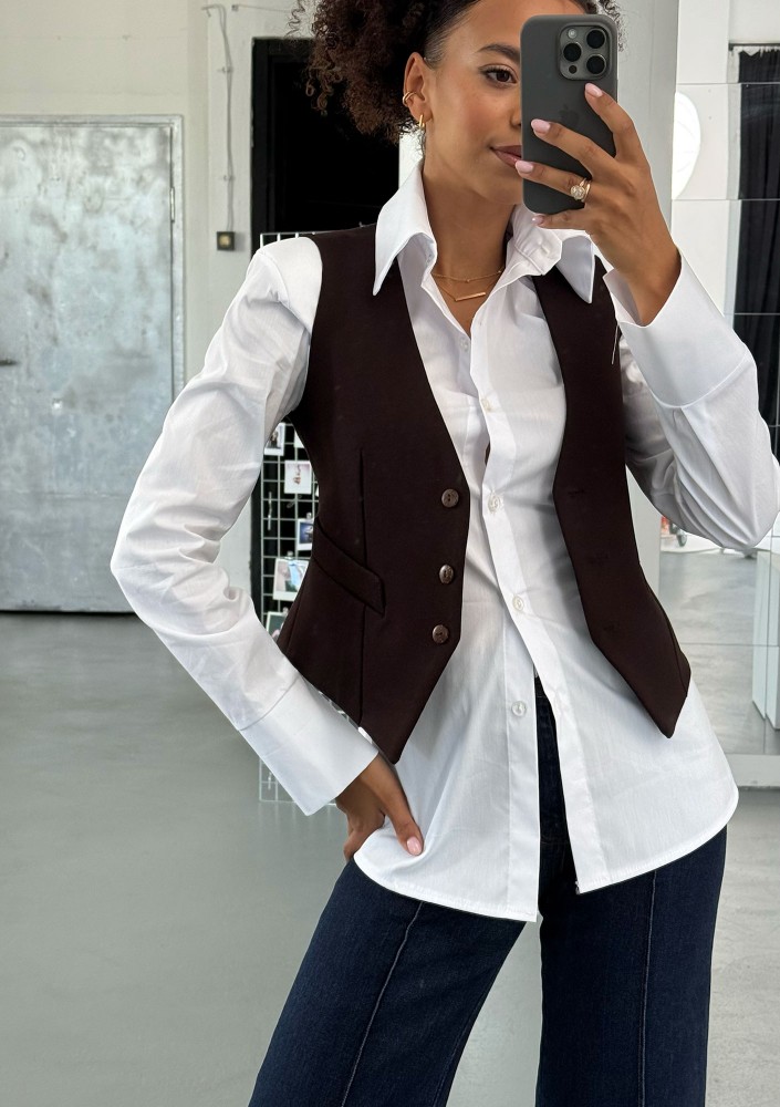 Prime - Brown vest top