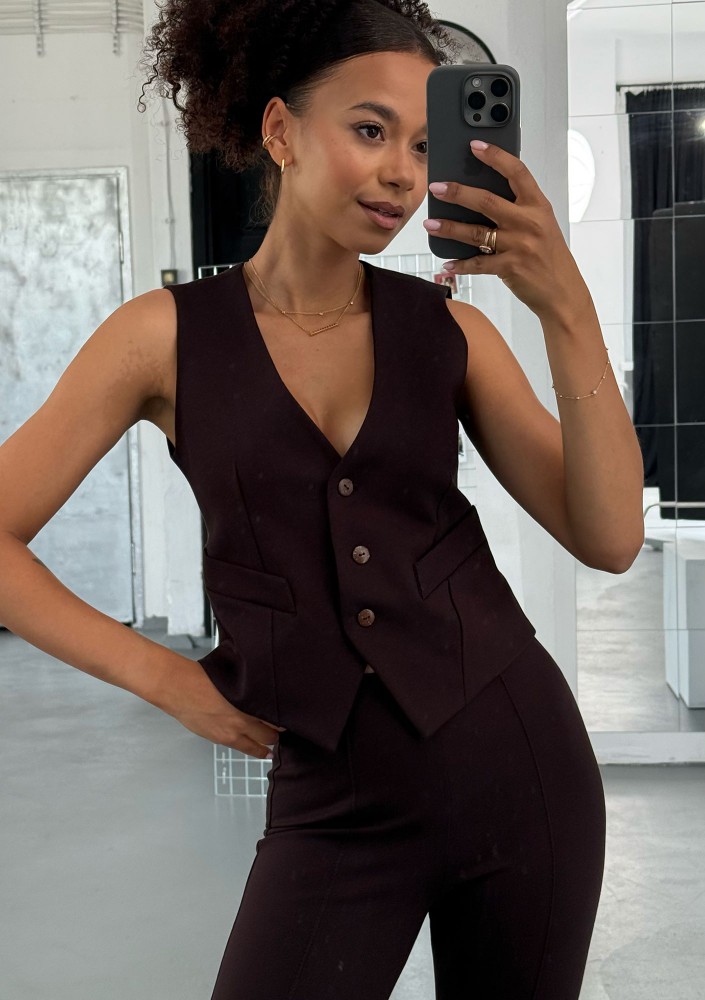 Prime - Brown vest top