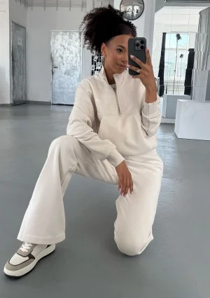 Tide - Coconuty zipped college jumper