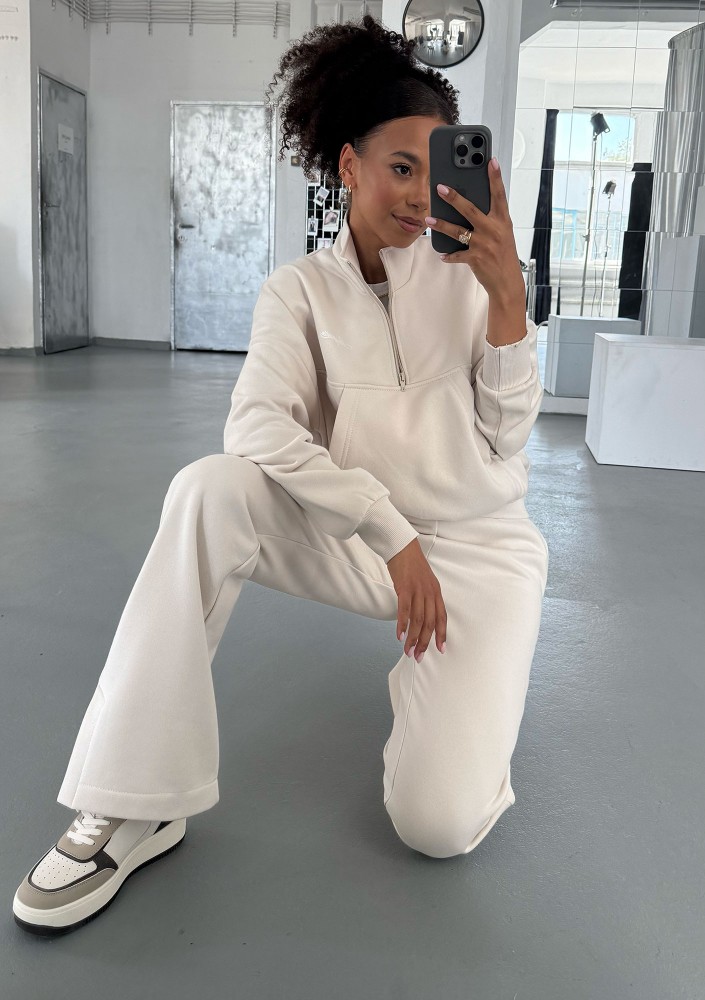 Tide - Coconuty zipped college jumper