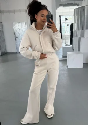 Tide - Coconuty zipped bomber jumper