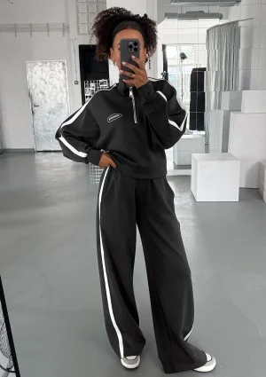 Sway - Black striped sweatpants