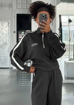 Sway - Black striped jumper