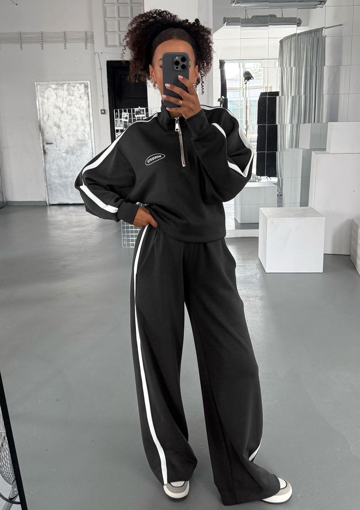 Sway - Black striped jumper