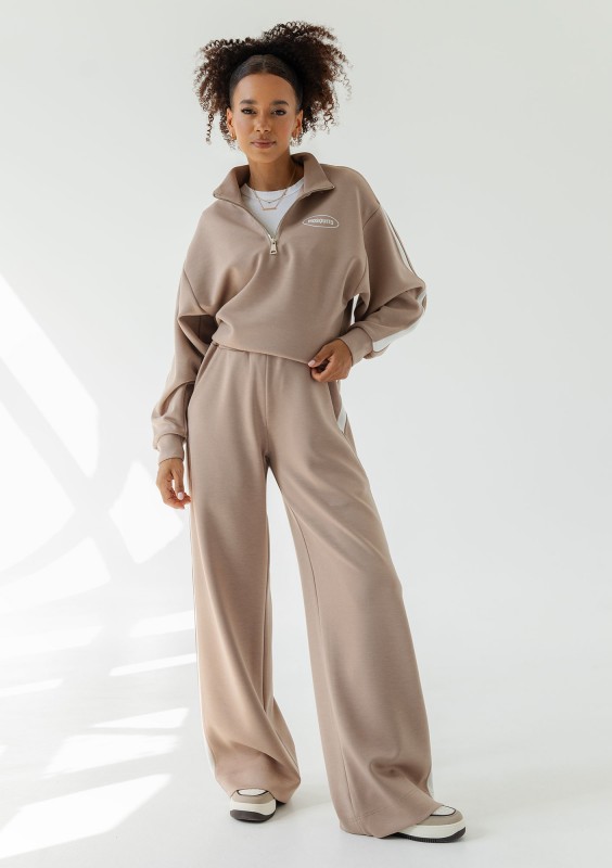 Sway - Beige striped sweatpants