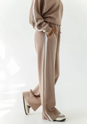 Sway - Beige striped sweatpants