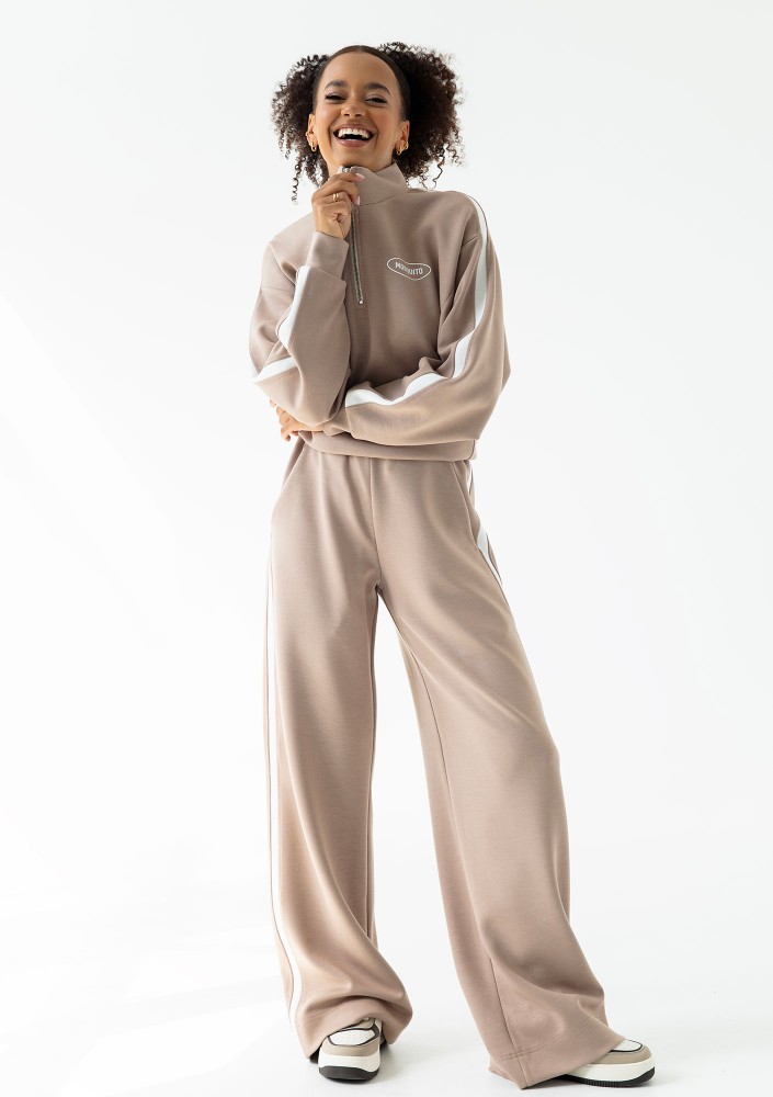 Sway - Beige striped sweatpants
