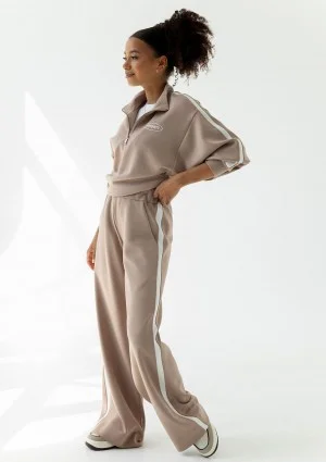 Sway - Beige striped sweatpants