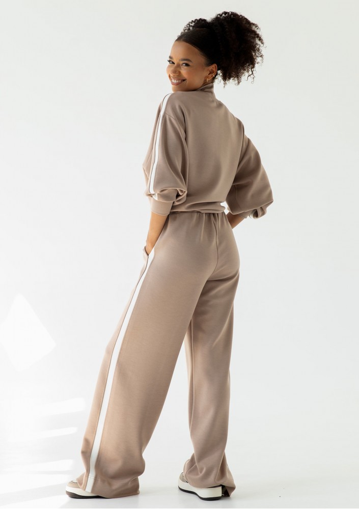 Sway - Beige striped sweatpants