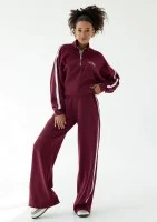 Sway - Claret striped sweatpants