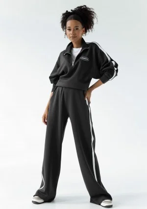 Sway - Black striped sweatpants