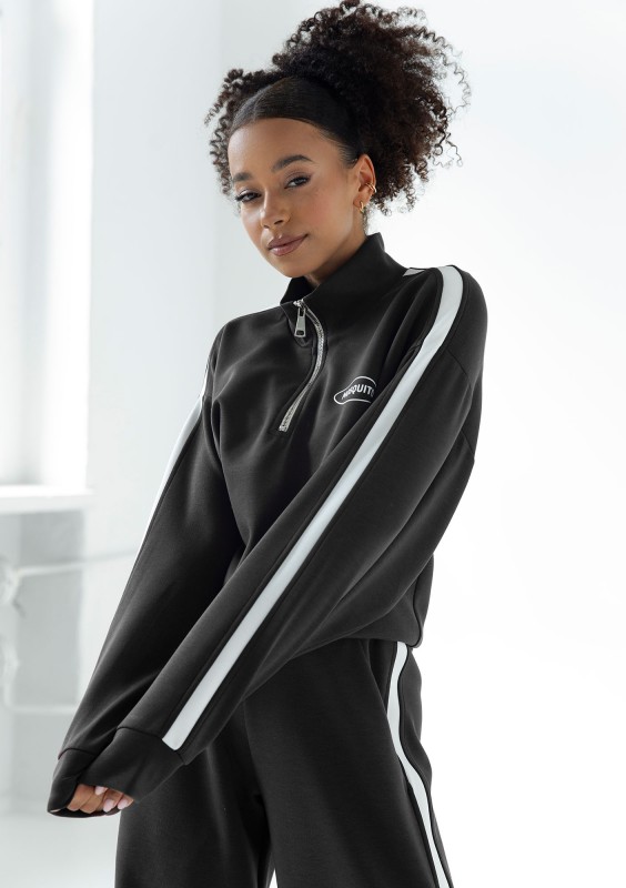 Sway - Black striped jumper