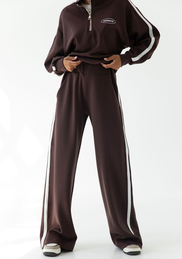 Sway - Brown striped sweatpants