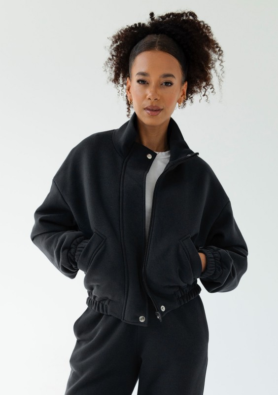 Tide - Rozpinana bluza bomberka Black