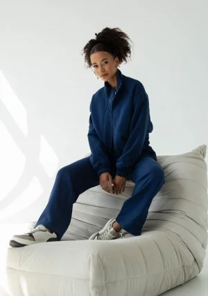 Tide - Rozpinana bluza bomberka Navy blue