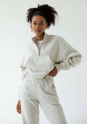 Tide - Coconuty zipped college jumper