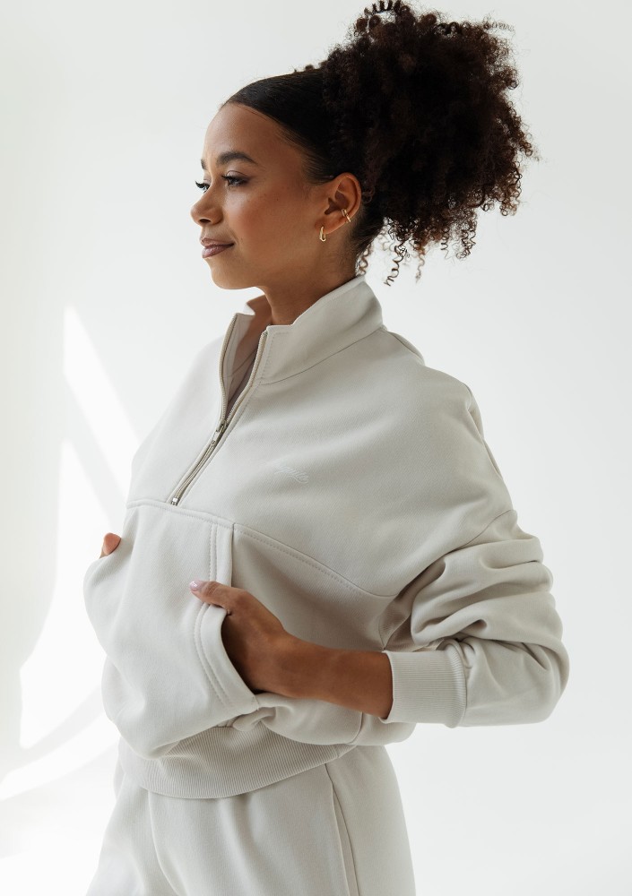 Tide - Coconuty zipped college jumper