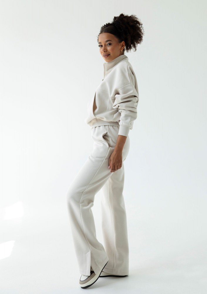 Tide - Coconuty zipped college jumper