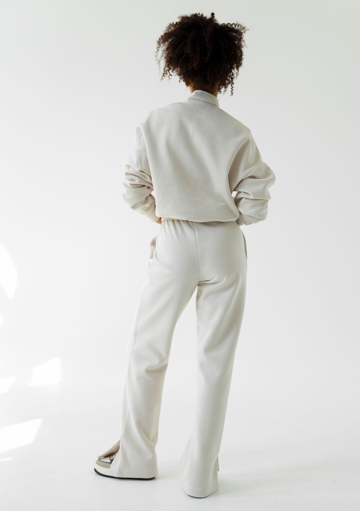 Tide - Coconuty zipped college jumper