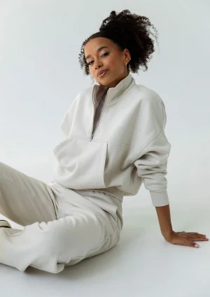 Tide - Coconuty zipped college jumper