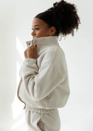 Tide - Coconuty zipped bomber jumper