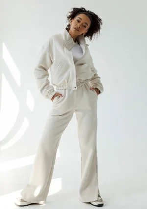 Tide - Coconuty zipped bomber jumper