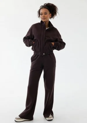 Tide - Rozpinana bluza bomberka Dark Chocolate